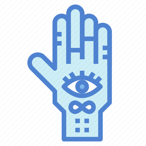 Horoscope, astrology, hand, eye icon - Download on Iconfinder