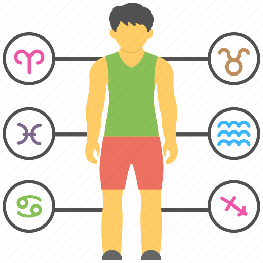 A man, astrology, individual horoscope, personal horoscope, zodiac signs icon - Download on Iconfinder