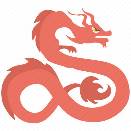 Animal, chinese dragon, fire dragon, symbol, zodiac icon - Download on Iconfinder