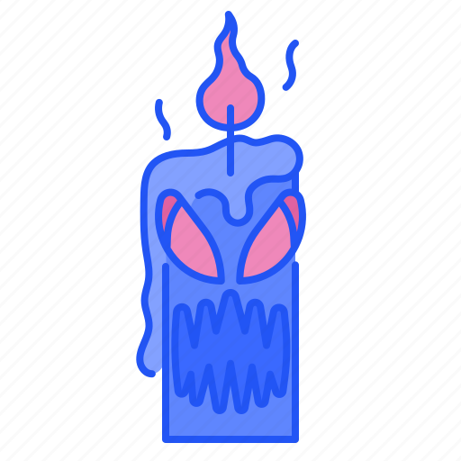 Candle, horror, night, halloween, dark, scary, spooky icon - Download on Iconfinder