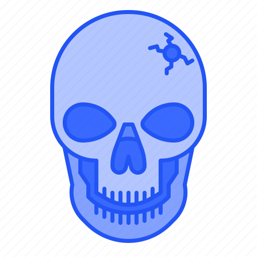 Skull, horror, halloween, scary, death, ghost, bone icon - Download on Iconfinder