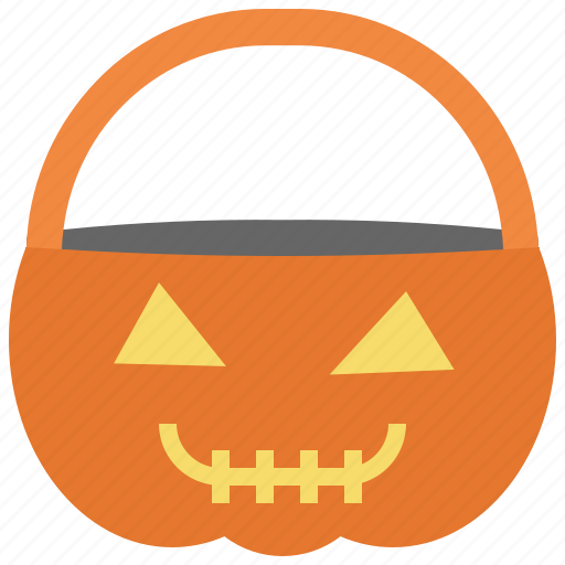 Basket, halloween, pumpkin, treat, trick icon - Download on Iconfinder