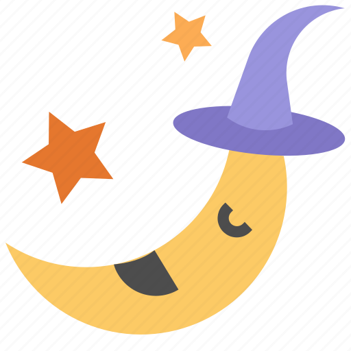 Cartoon, halloween, moon, night, weather icon - Download on Iconfinder