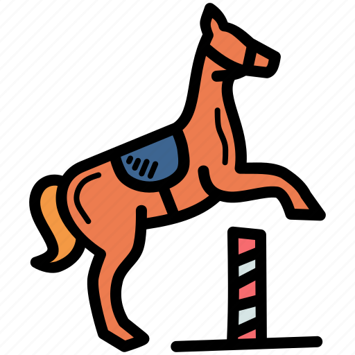 Dressage, equestrian, horse, showjumping icon - Download on Iconfinder