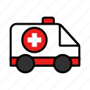 ambulance, car, emergency, transport, transportation, van, vehicle