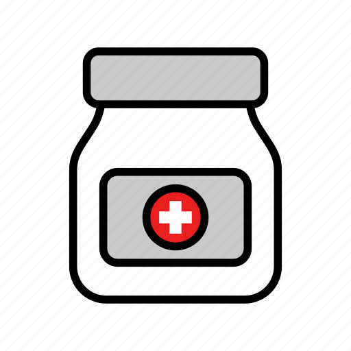 Drug, healthcare, jar, medical, medicine, pharmacy, pills icon - Download on Iconfinder