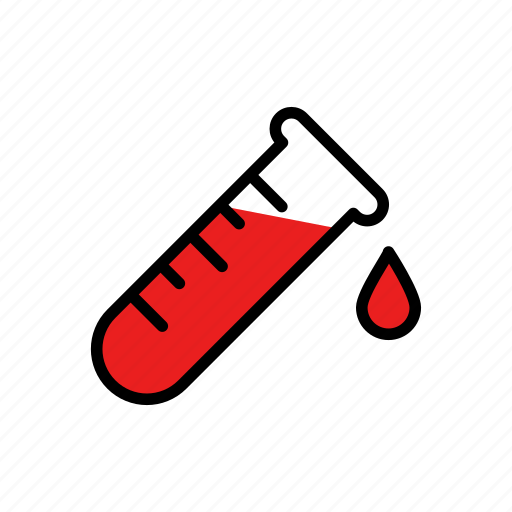 Blood, experiment, laboratory, research, science, test, tube icon - Download on Iconfinder