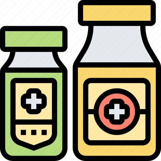 Medicine, bottle, drugs, treatment, pharmaceutical icon - Download on Iconfinder