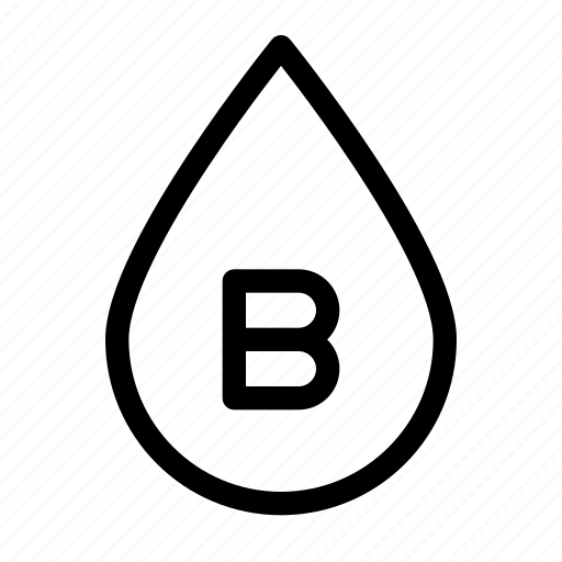 Blood, drop, blood bank, antibody, medical, healthcare, b type icon - Download on Iconfinder