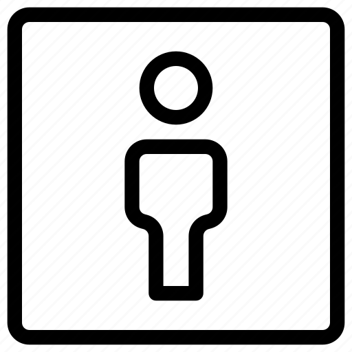 Man, restroom, toilet, hospital, sign, avatar icon - Download on Iconfinder