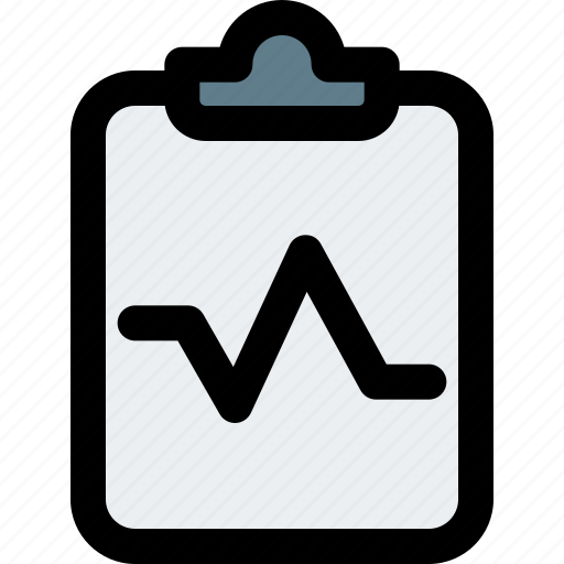 Pulse, clipboard, medical icon - Download on Iconfinder