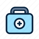 first aid kit, medicine, emergency, box, bag, treatment, case