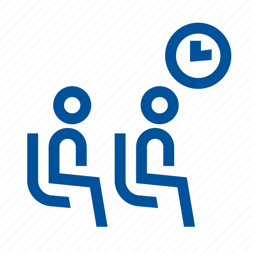 Waiting room, time, hospital, schedule, clock, date icon - Download on Iconfinder