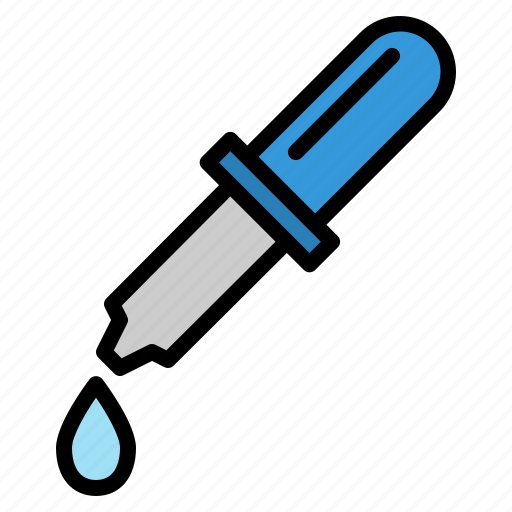 Chemical, dropper, hospital, laboratory, medicine, pipette icon - Download on Iconfinder