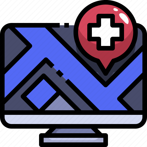 Browser, computer, hospital, medical, page, web, website icon - Download on Iconfinder