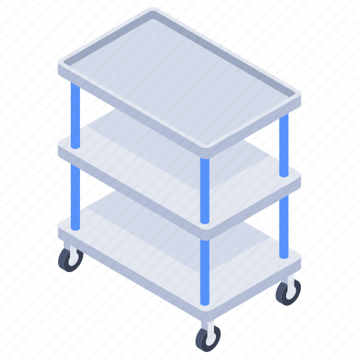 Cart, food cart, hospital accessory, medical trolley, medicine cart, trolley icon - Download on Iconfinder