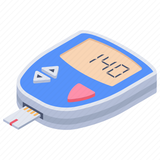 Blood test, diabetes meter, glucometer, glucose monitoring, sugar test icon - Download on Iconfinder