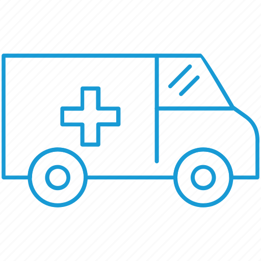 Ambulance, health, hospital, medical, transportation, vehicle icon - Download on Iconfinder