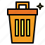 bin, can, garbage, trash 