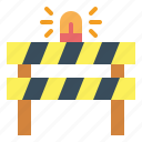 barrier, caution, construction, obstacle
