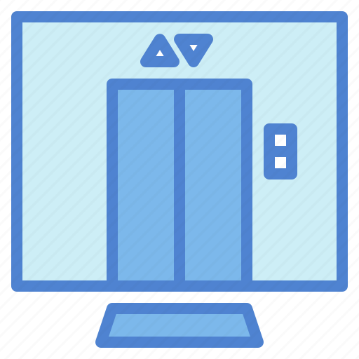Doors, elevator, hotel, lift icon - Download on Iconfinder