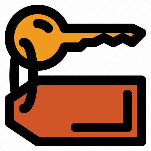 Hotel, key, room, room key icon - Download on Iconfinder
