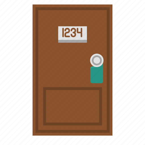 Door, hotel door, room door, travel icon - Download on Iconfinder