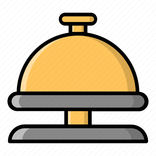 Bell, hotel, resort, room, tourism, travel, vacation icon - Download on Iconfinder