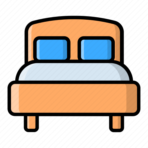 Bed, hotel, resort, room, tourism, travel, vacation icon - Download on Iconfinder