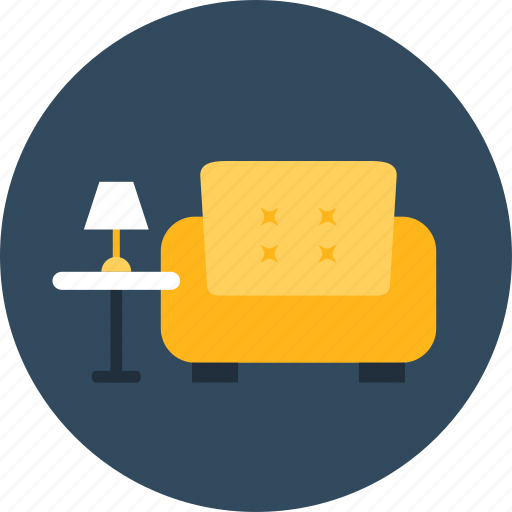 Armchair, comfortable, furniture, household, livingroom, sofa icon - Download on Iconfinder