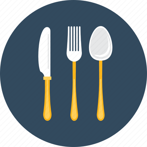 Camping, cutlery, fork, knife, metal, spoon, tools icon - Download on Iconfinder