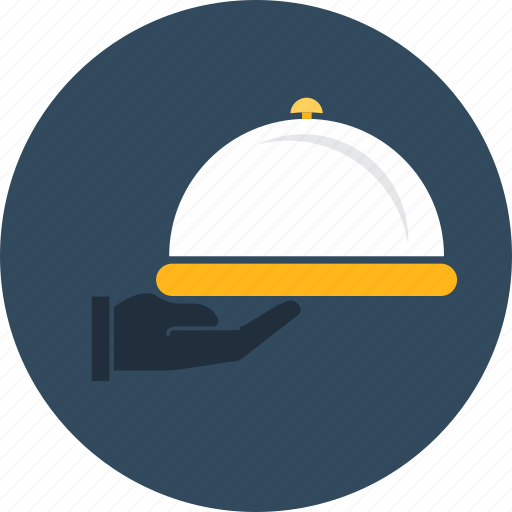 Covered, food, hotel, room, service, tray icon - Download on Iconfinder