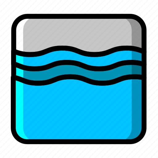 Icon, color, swimming pool icon - Download on Iconfinder