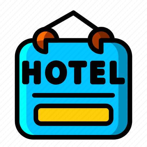 Icon, color, 3, hotel board icon - Download on Iconfinder