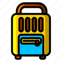 icon, color, suitcase