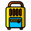 icon, color, suitcase 