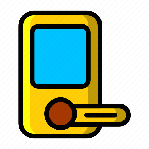 Icon, color, door clock icon - Download on Iconfinder