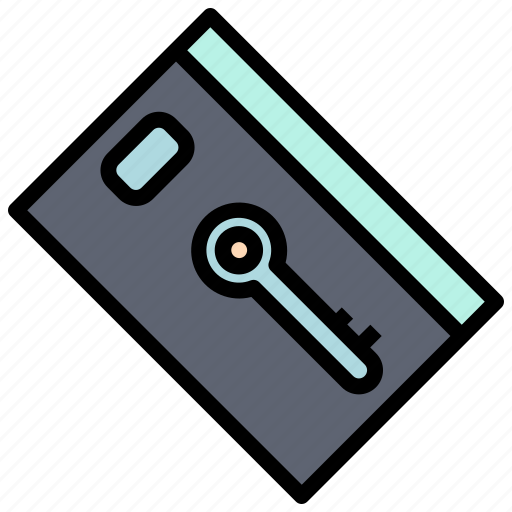Key, card, hotel, hostel, lock, master icon - Download on Iconfinder