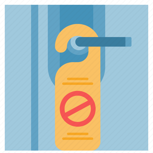 Doorknob, door, hanger, do, not, disturb icon - Download on Iconfinder