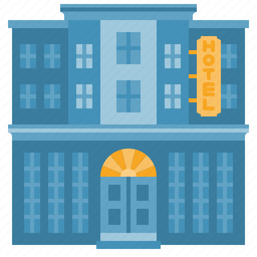Hotel, hostel, building, holiday, architecture icon - Download on Iconfinder