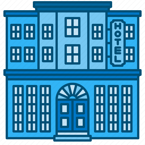 Hotel, hostel, building, holiday, architecture icon - Download on Iconfinder