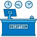 reception, front, desk, receptionist, service, hotel