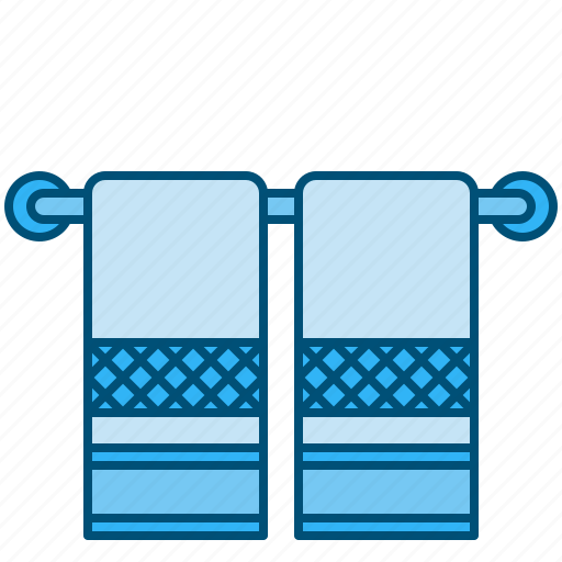 Towel, bath, wellness, hanger, dry, laundry, cleaning icon - Download on Iconfinder