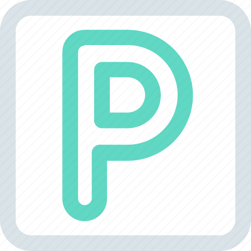 P sign, parking, street signs, transportation, trucking icon icon - Download on Iconfinder