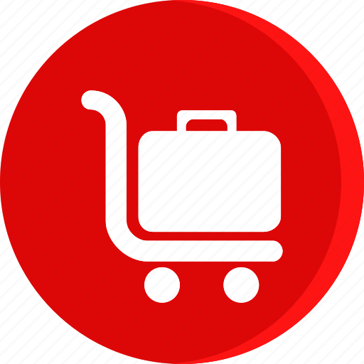 Hotel, service, luggage, boxes, carry, load, trolly icon icon - Download on Iconfinder
