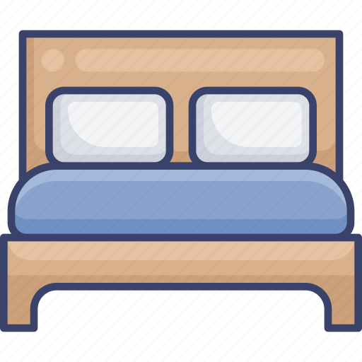 Accommodation, bed, bedroom, furnishing, furniture, rest, sleep icon - Download on Iconfinder