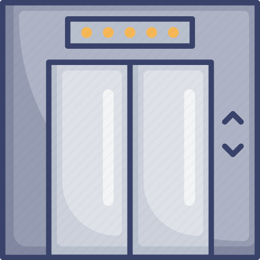 Accommodation, elevator, facilities, hotel, lift, utilities icon - Download on Iconfinder