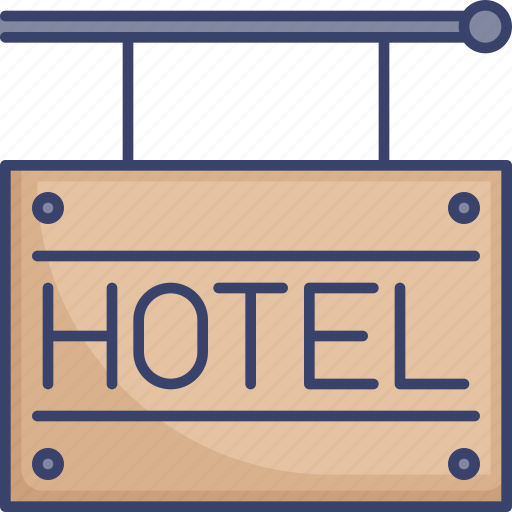 Accommodation, facilities, hotel, sign, utilities icon - Download on Iconfinder