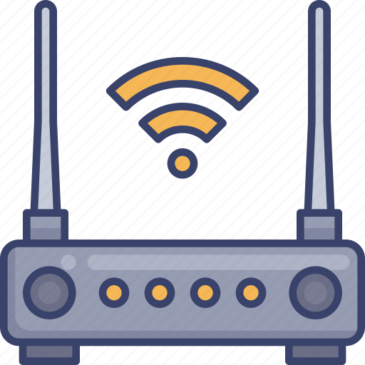Connection, device, electronic, internet, modem, wifi, wireless icon - Download on Iconfinder
