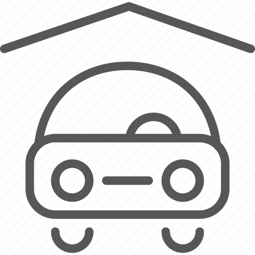 Car, covered, parking icon - Download on Iconfinder